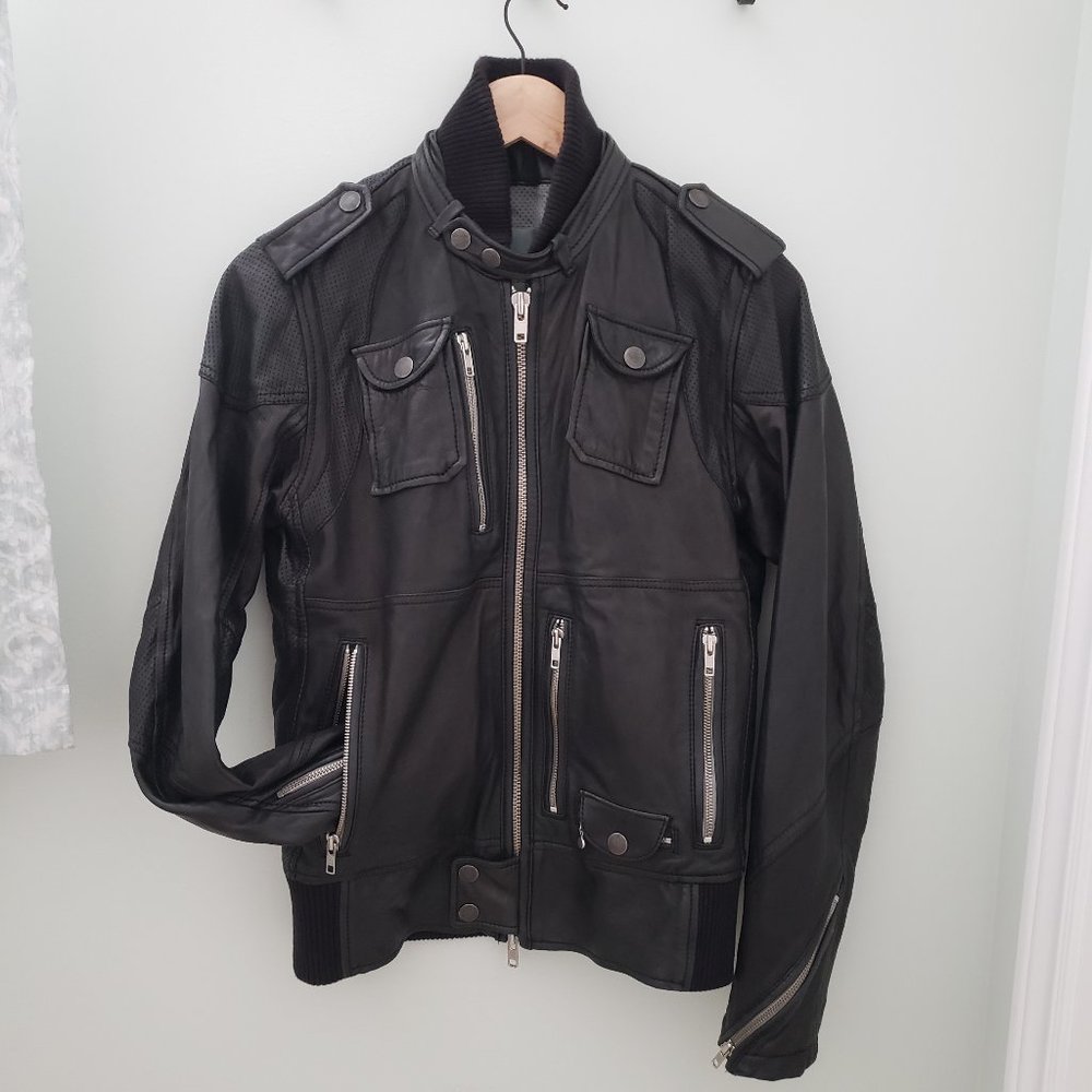 Diesel lamb leather jacket